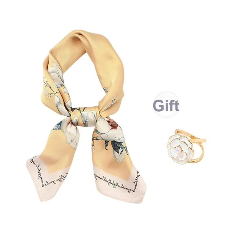 NAME.S 100% Mulberry Silk Scarves Women's