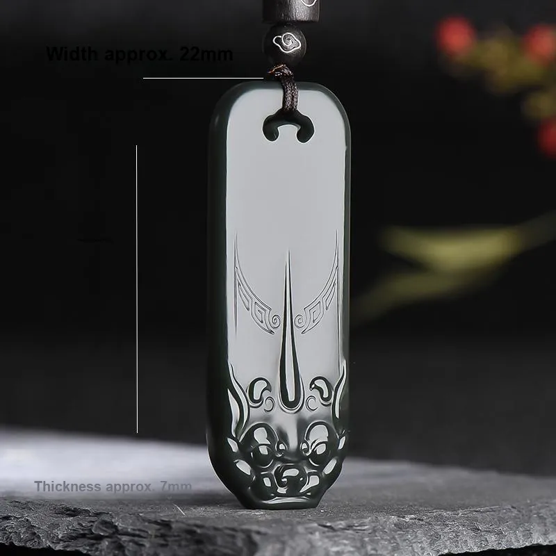 KUNYUYAO Hetian Jade Pendants Green Jade Unisex-2