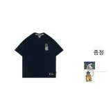 다크 블루 셀러리 큐트 고스트 반팔