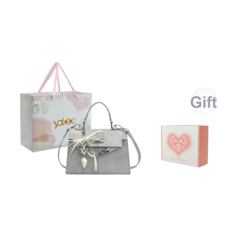 Yalu PU Shoulder Bag, Crossbody Bag, Handbag Unisex White/Black/Purple/Khaki/Blue/Pink-40