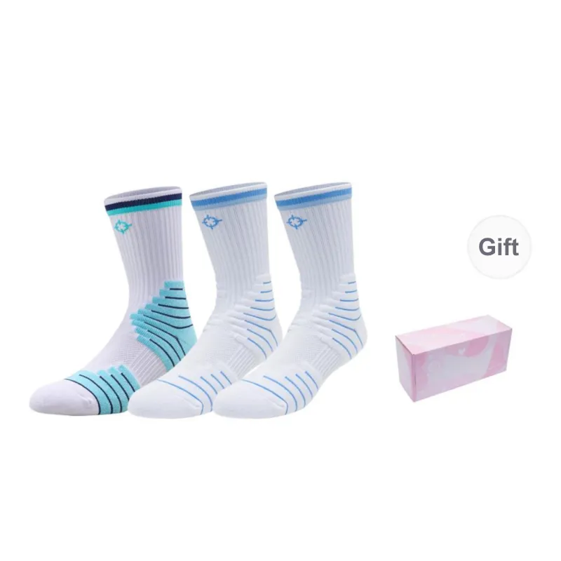 RIGORER Casual Knee High Socks, Basketball Socks, Sports Socks, Knee High Socks Unisex Combo Set-3