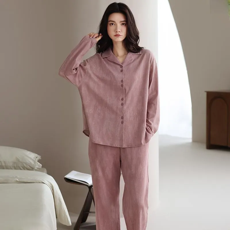 WANANNI Pajama Set Women's Dusty Pink-6