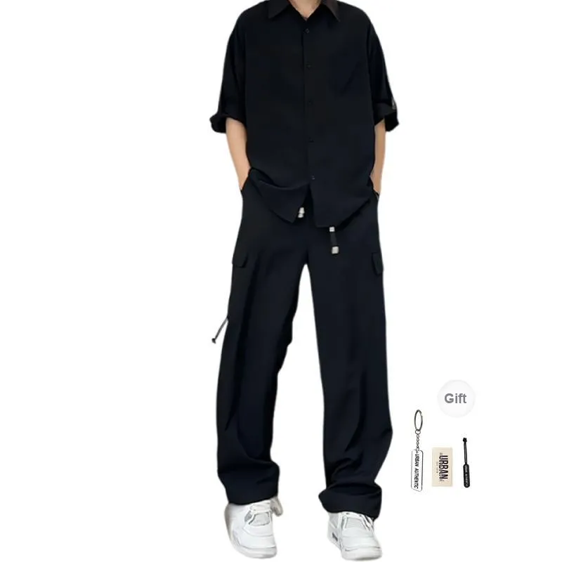 URBAN AUTHENTIC Shirt Matching Set Unisex-6
