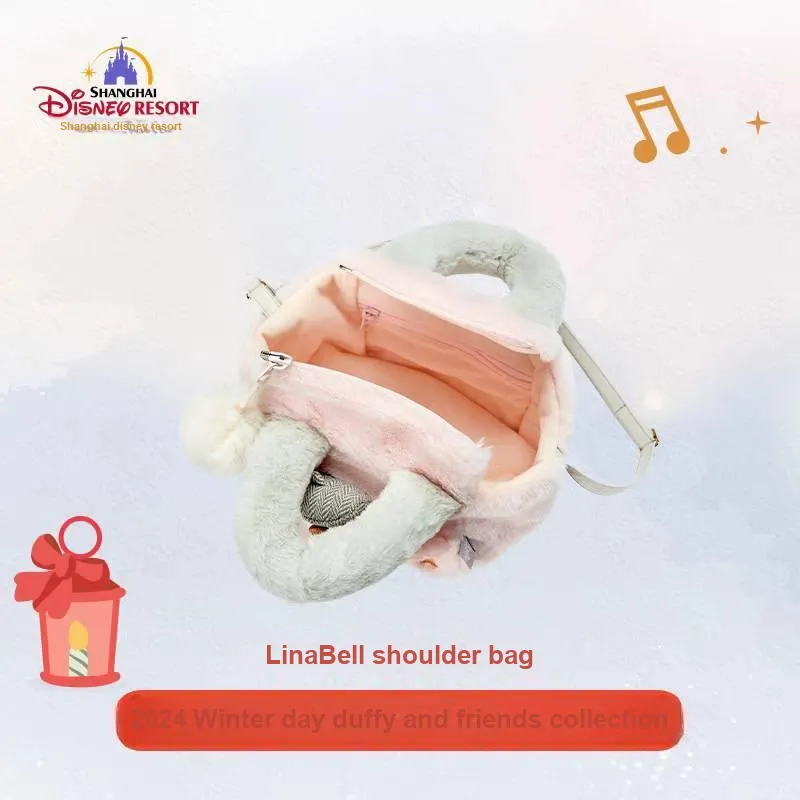 Disney Fabric Handbag Regular Unisex Pink-2