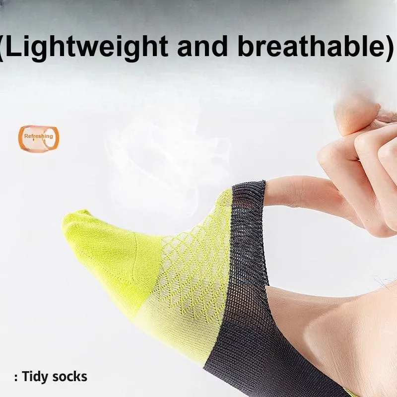 Taste The Color No Show Socks Men's 5 Pack-2