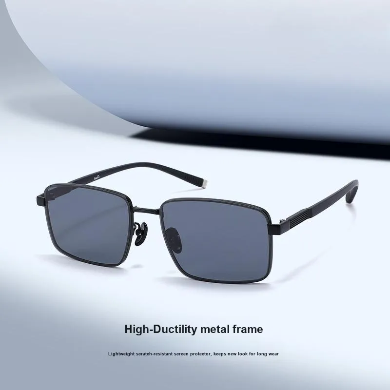 JEKA Metal Square Sunglasses Men's-1