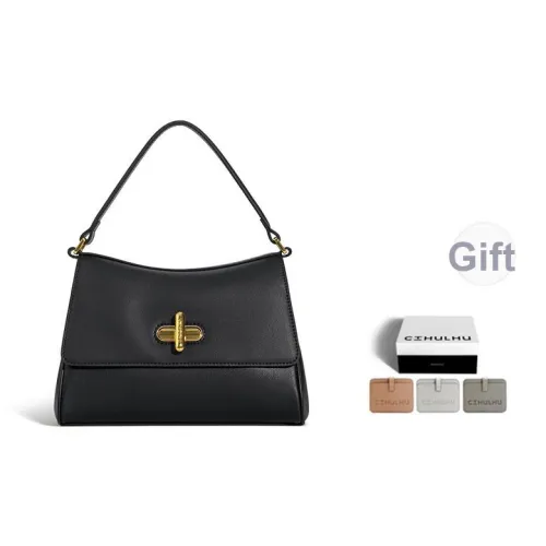 Cthulhu Коровья кожа Сумка Средний Женские Черный