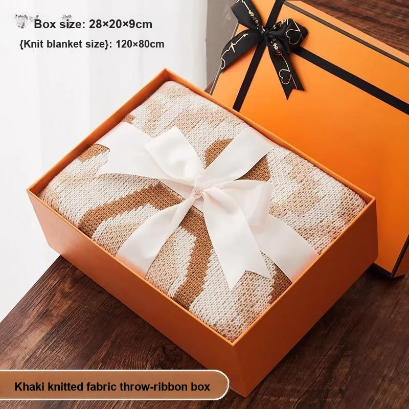 TIXILI Practical Knitted Fabric Blanket For Air Conditioners-19