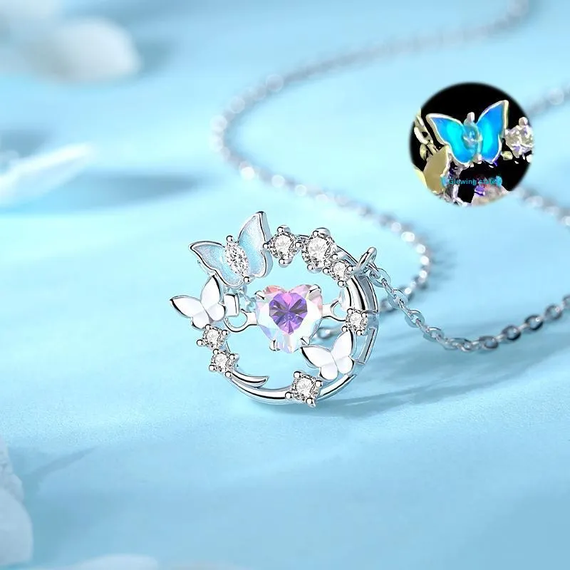 Treasure Flaws S999 Fine Silver Necklaces Women's Silver White-4