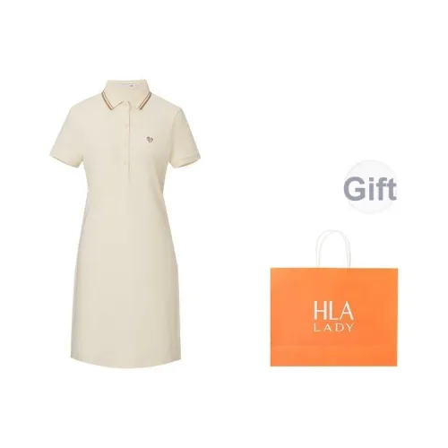 HLA Короткое платье с короткими рукавами женское