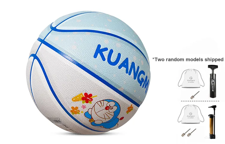 Kuangmi x Doraemon PU Basketball Multicolor Size 7 Training Match Unisex-2