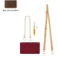 Compatibility Carryall Trumpets[Cow Leather Shoulder Strap Crossbody]Sub-Bag Set
