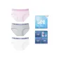 Floral Pink+White+Light Heather Gray (Box 3 Pack)