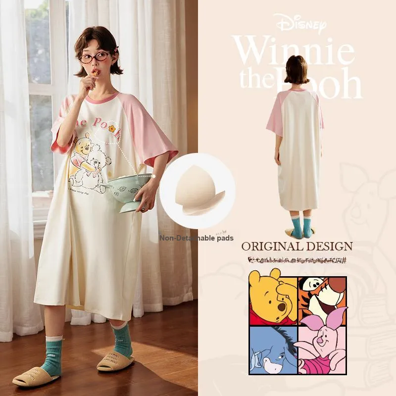 Gongdie x Disney Nightgown Women's Gift Box Set Pink Apricot-1