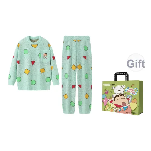 Gongdie x Crayon X Little New Collaboration Пижамный комплект Женская Сумка для покупок