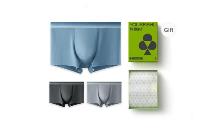 YOUKESHU Underwear Gift Box Men's Box 3 Pack-24