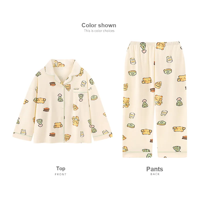 Beast's Secret Pajama Set Women's Ecru-4