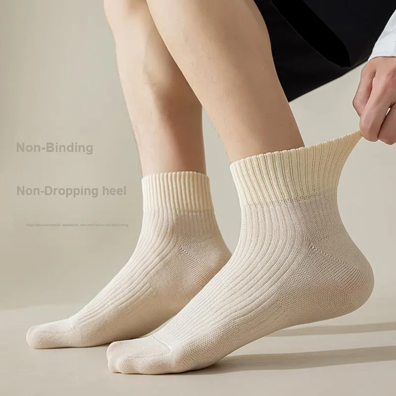 Cotton Gene Mid-Calf Socks Men's 5 Pack-3