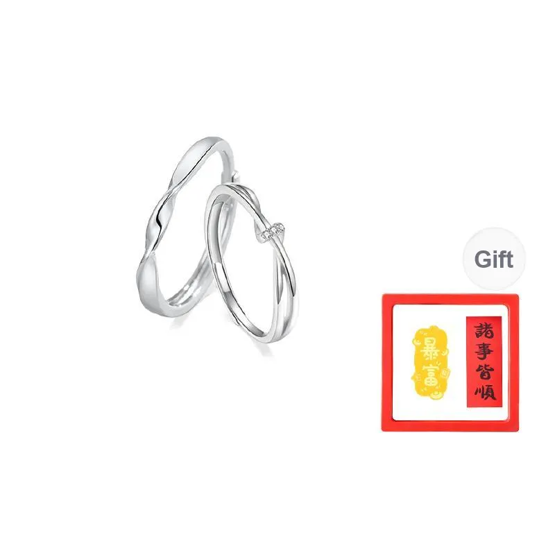 Chongqing Gold Store S925 Silver Rings Unisex-0