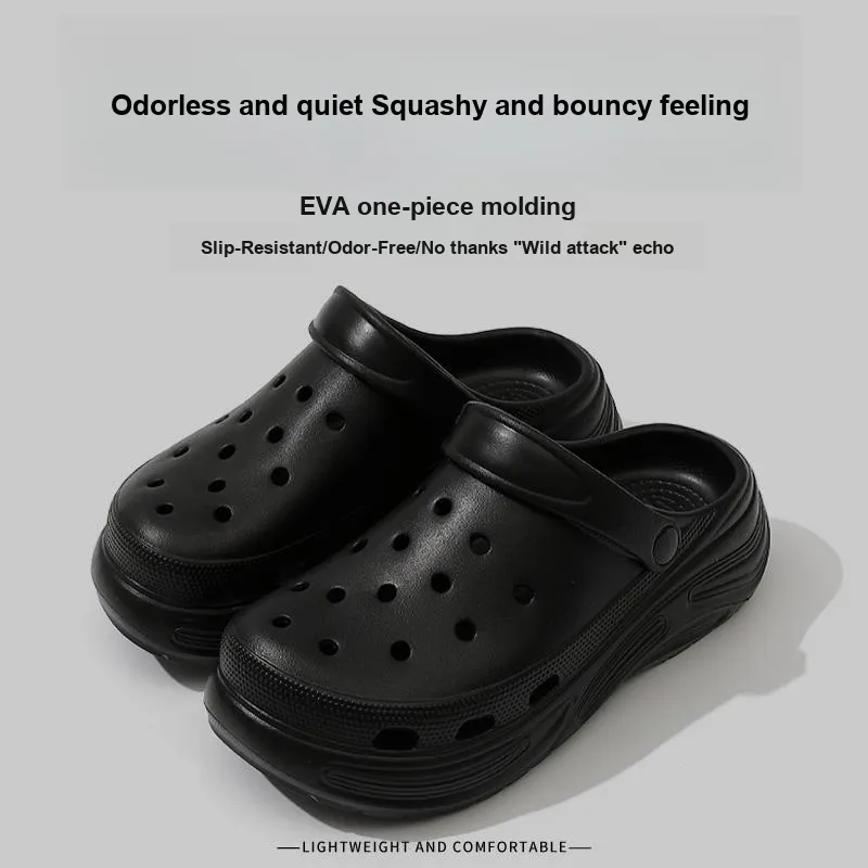 Foot Recreation Slippers Minimalist Style Fashion Versatile Breathable Squashy And Bouncy Feeling-1