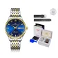 Gold Blue[Luxury Box+Leather Strap]