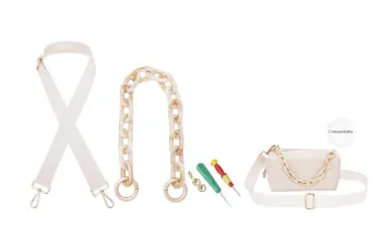 GUYI Canvas Bag Accessories Women's White