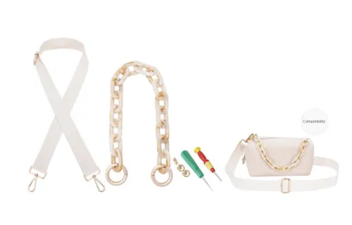 GUYI Canvas Bag Accessories Women
s White