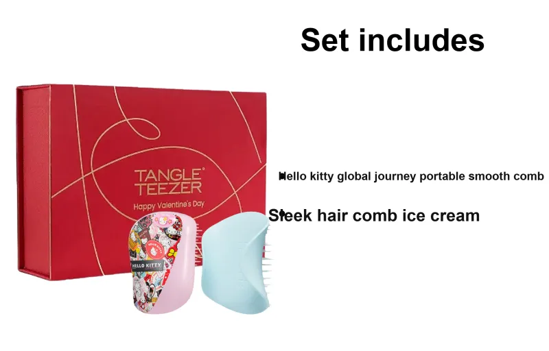 Tangle Teezer Valentine's Day Limited Edition Beautiful Portable Box Comb Massage-3