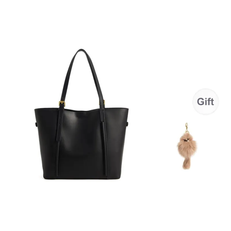 COCOEVA Cow Leather Shoulder Bag With Adjustable Shoulder Strap Commute Tote Regular Women's Caramel/Black-6
