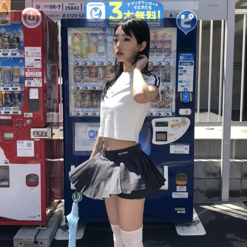 GOLFCROSS Casual Short Skirts Women's-5