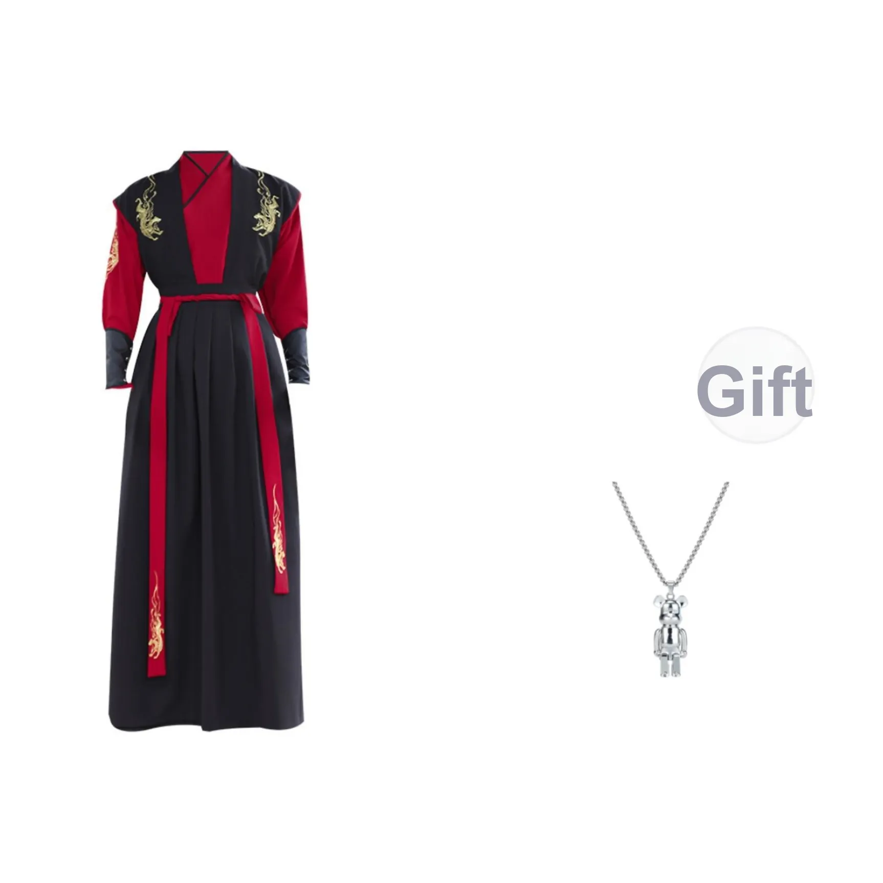 TUCANO Черный Трехкомпонентный Комплект Без рукавов Топ+Красный топ+Юбка с Ремнем Мужские Танцевальные Костюмы