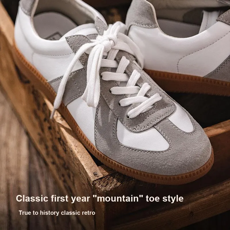 MADEN Low Top Stylish Skateboarding Shoes Unisex Gray-5