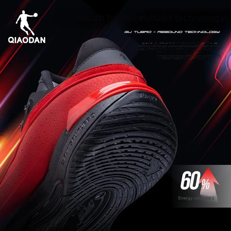 QIAODAN FE2.5 Basketball Shoes Men Low Top Koi Red/Black-6