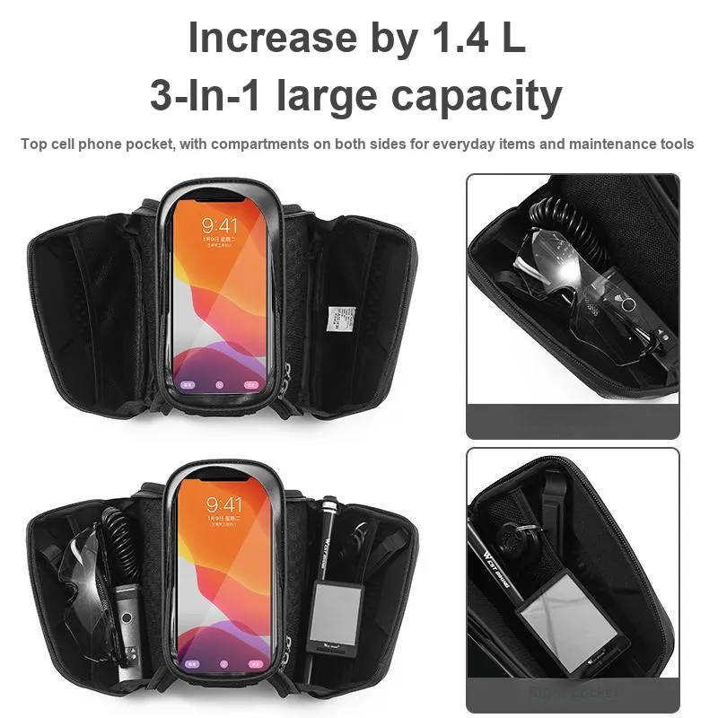WEST BIKING Riding Equipment Unisex Degradable Eco Friendly TPU Shell With TPU Touchscreen-2