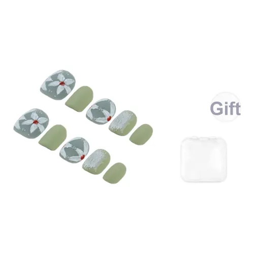 SHANGSHIQIN Матовый Свежий Зеленый Осветляющий Ручной Рисунок Цветочный Осветляющий 15мм Короткий ЛАДЬЕР Сине-Зеленый Jump Цвет