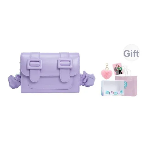 MERIMIES Тайская Почтовая Сумка ПУ (полиуретан) Сумка через плечо Женская Фиолетовая