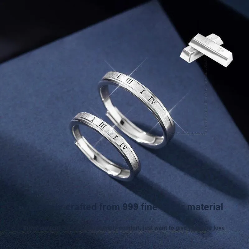MOVER S999 Fine Silver Rings Unisex-4