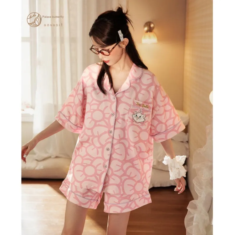 Gongdie x Disney Pajama Set Women's Gift Box Set Pink-3