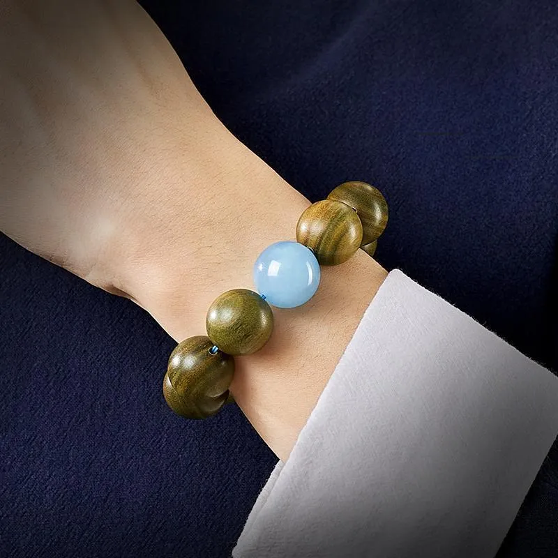 SGE Green Sandalwood Bracelets Men's-4