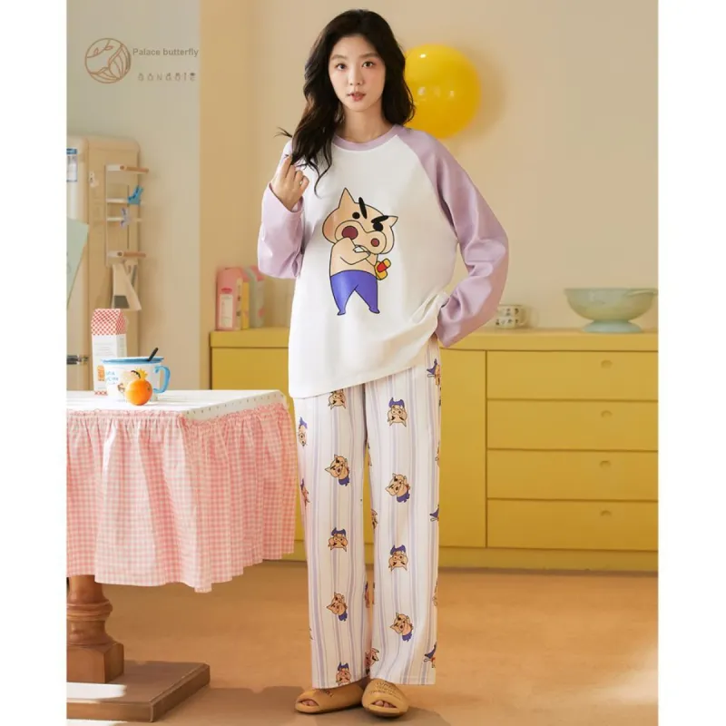 Gongdie x LABIXIAOXIN LIANMINGKUAN Pajama Set Women's Gift Box Set Purple-3