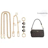 [Style 5]Black 3c Extender Chain+Four-Leaf Clover Decorative Chain+Long Chain