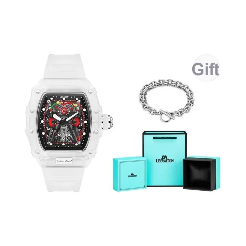 LIBER AEDON Кварцевый механизм циферблат с черепом унисекс