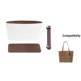 [City33 Dark Brown Three-Piece Set]Waterproof Liner+Bottom Pad+Shoulder Strap Pad