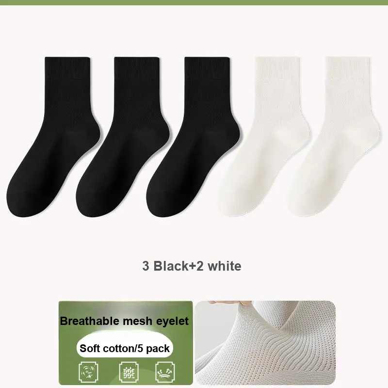 7 SEVFUN Mid Calf Socks Men's Combo Set-5