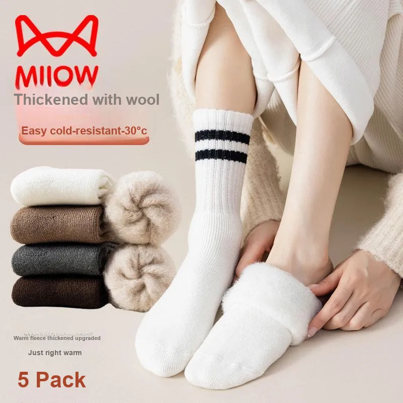MIIOW Mid Calf Socks Unisex Combo Set-15
