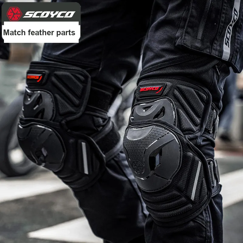 SCOYCO Motorcycle Protective Gears Cycling Elbow Unisex Knee Protector Elbow Protector-6
