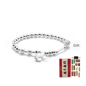 MEOBURLIY S925 Silver Bracelets Women's