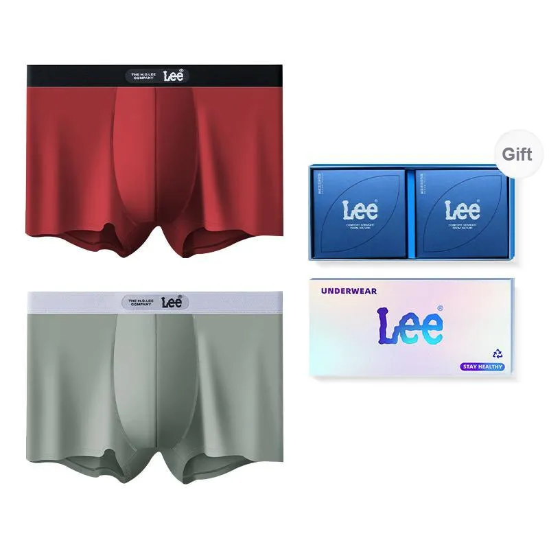 Lee Underpants Men's Gift Box Of 2 Strips-13