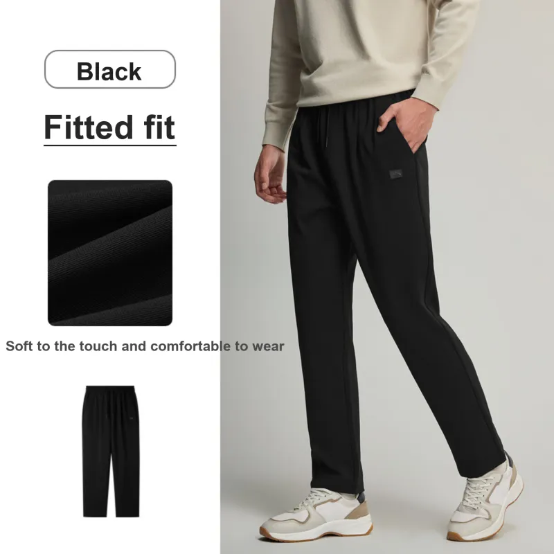 HLA Lace Up Tapered Sports Casual Pants Carrot Pants Men's-3
