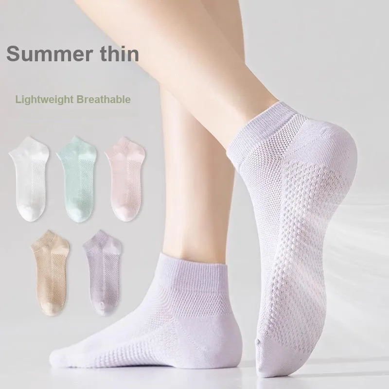 Lan Miao No Show Socks Women's 5 Pack-31